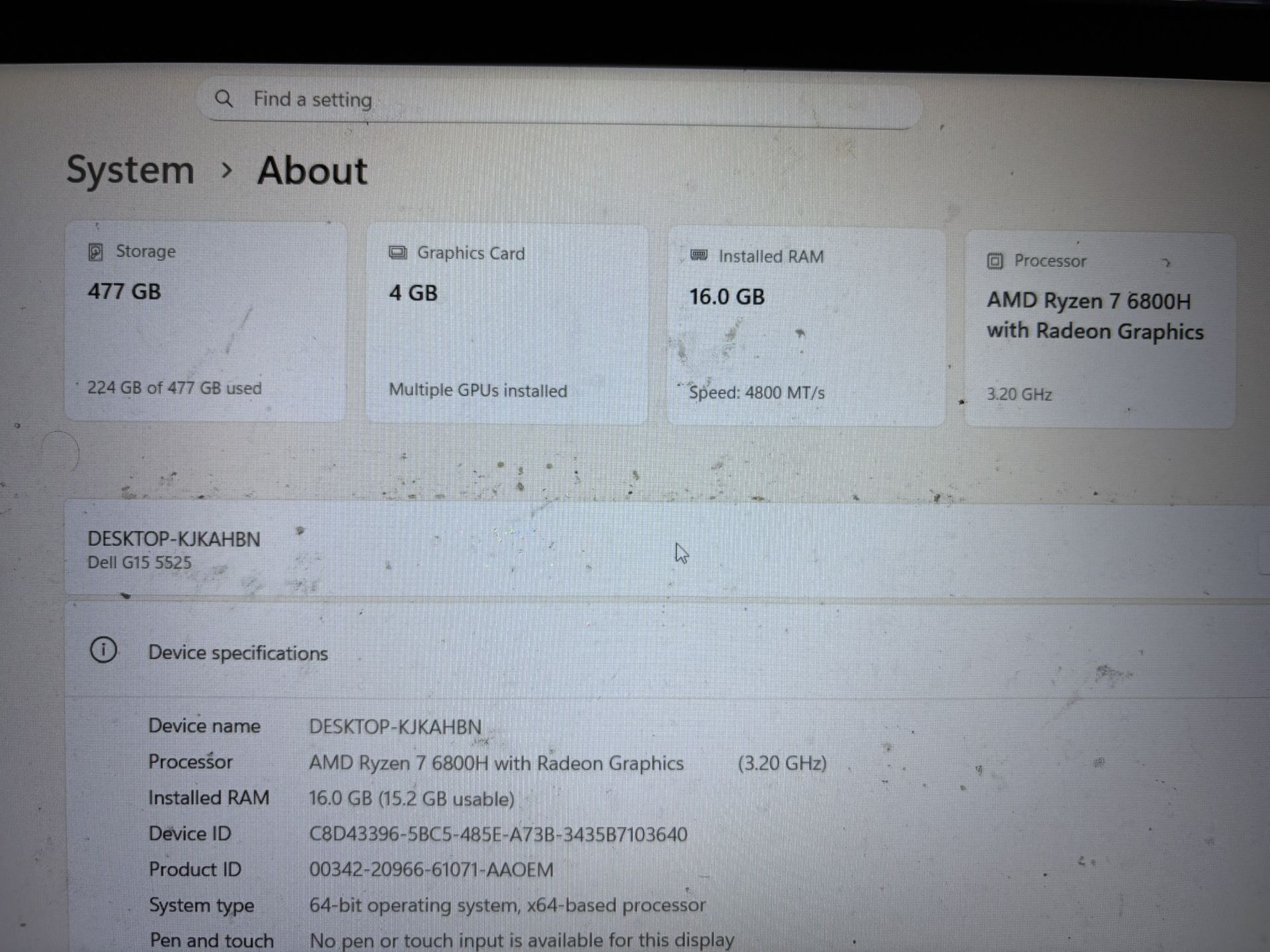 G Series Dell Gaming Computer 