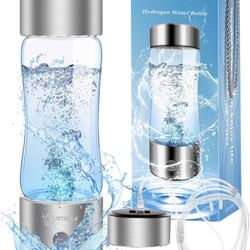 BRAND NEW Hydrogen Water Bottle Generator with SPE PEM Technology Water Ionizer for Home, Office, Travel, Daily Drinking