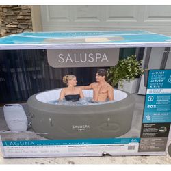 New, SaluSpa Laguna Inflatable Hot Tub