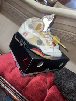 Jordan Sail 5 Off White Size 7.5