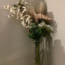 Artificial Flowers And Vase 