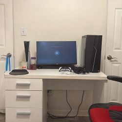 Desk , PC , Monitor 