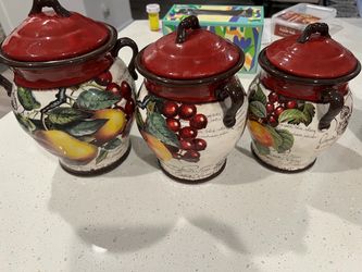 3 piece canister set