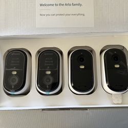 Arlo Security Cameras With 2 Solar Panels