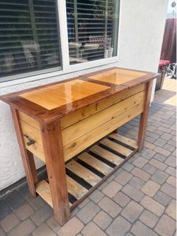 Bar Cart with Cooler and Cover
