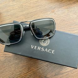 Versace Sunglasses Black/Silver 2183