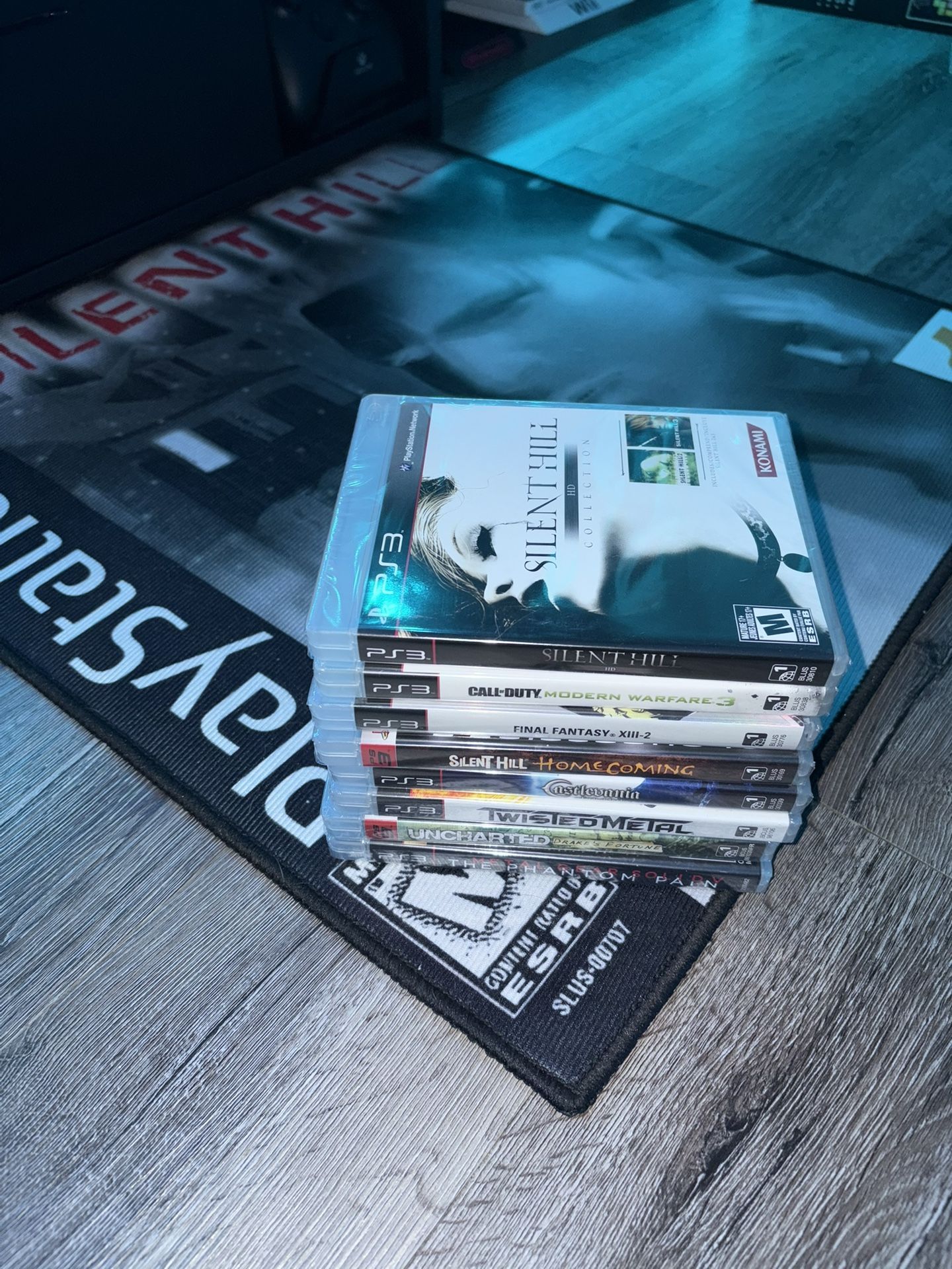 PlayStation 3 Bundle Lot 8 Games, Silent Hill, Twisted Metal, Final Fantasy