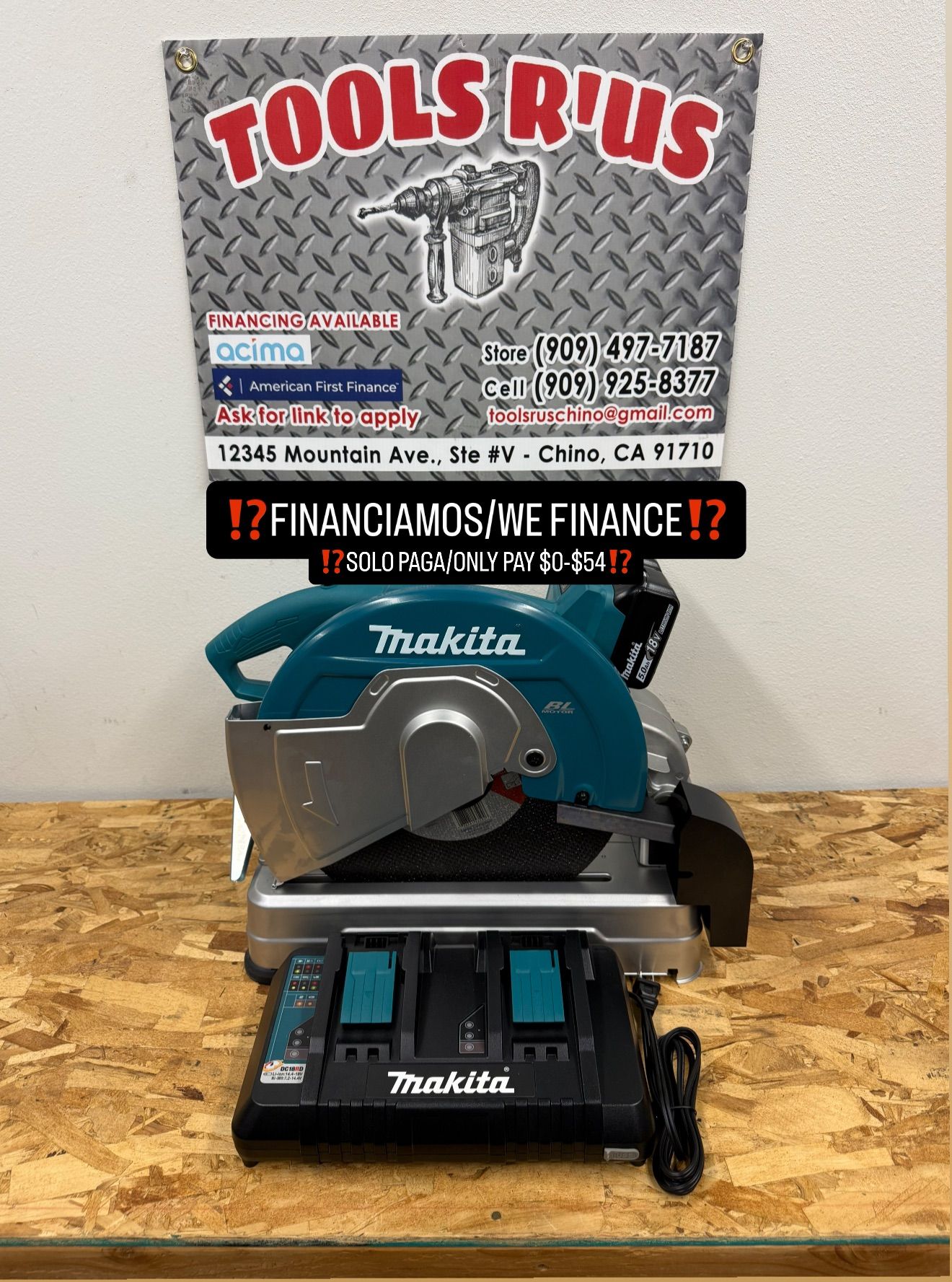 MAKITA 36V LXT BRUSHLESS 14in. CUT-OFF SAW KIT**(FINANCIAMOS/WE FINANCE)**