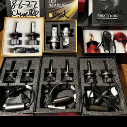 H11/H8/H9 LED Headlight Bulbs, 6500K Fog Lights Car Bulb, 12000Lm DRL or Low Beam, Halogen Replacement Headlight with Fan 