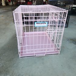 Small Dog Crate (Pink)