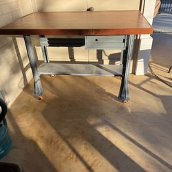 Refurbished workbench/kitchen island/table