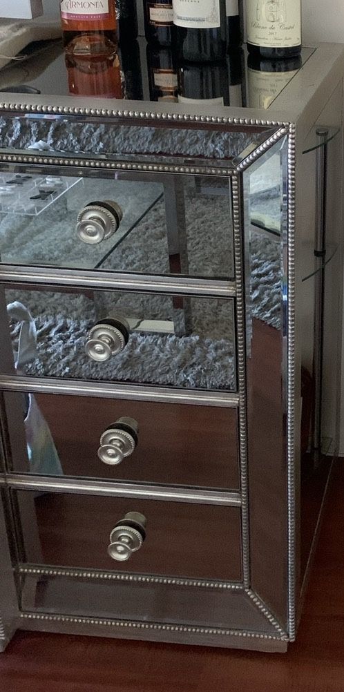 Z Gallerie Mirrored Buffet Cabinet