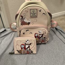 Loungefly NBC Backpack And Matching Wallet 