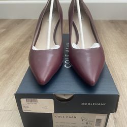 NEW Cole Haan Pumps - Vesta - Color Wine Size 8.5