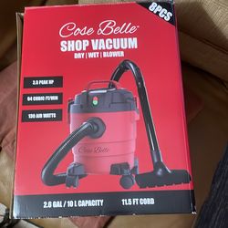 Cose Belle 2.6 Gallon Wet/Dry Shop Vacuum