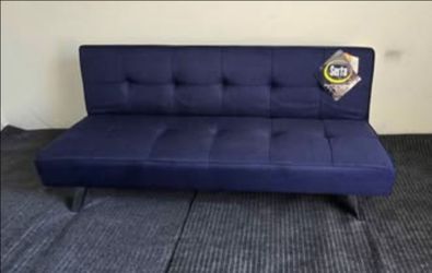Brand New Serta Convertible Futon Sofa Bed Navy Powder Springs, $85