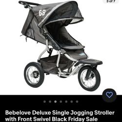 NEW IN BOX Jogger Stroller -GRAY. Originally 300 Asking $180