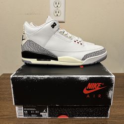 Nike Air Jordan 3 III Retro White Cement Reimagined Size 11 DN3707-100 DS NEW