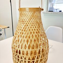 IKEA MISTERHULT Bamboo Table Lamp