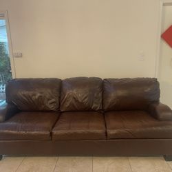 Leather Couch 