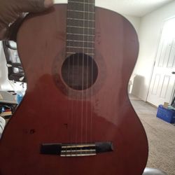 Vintage Victoria Acoustic Guitar
