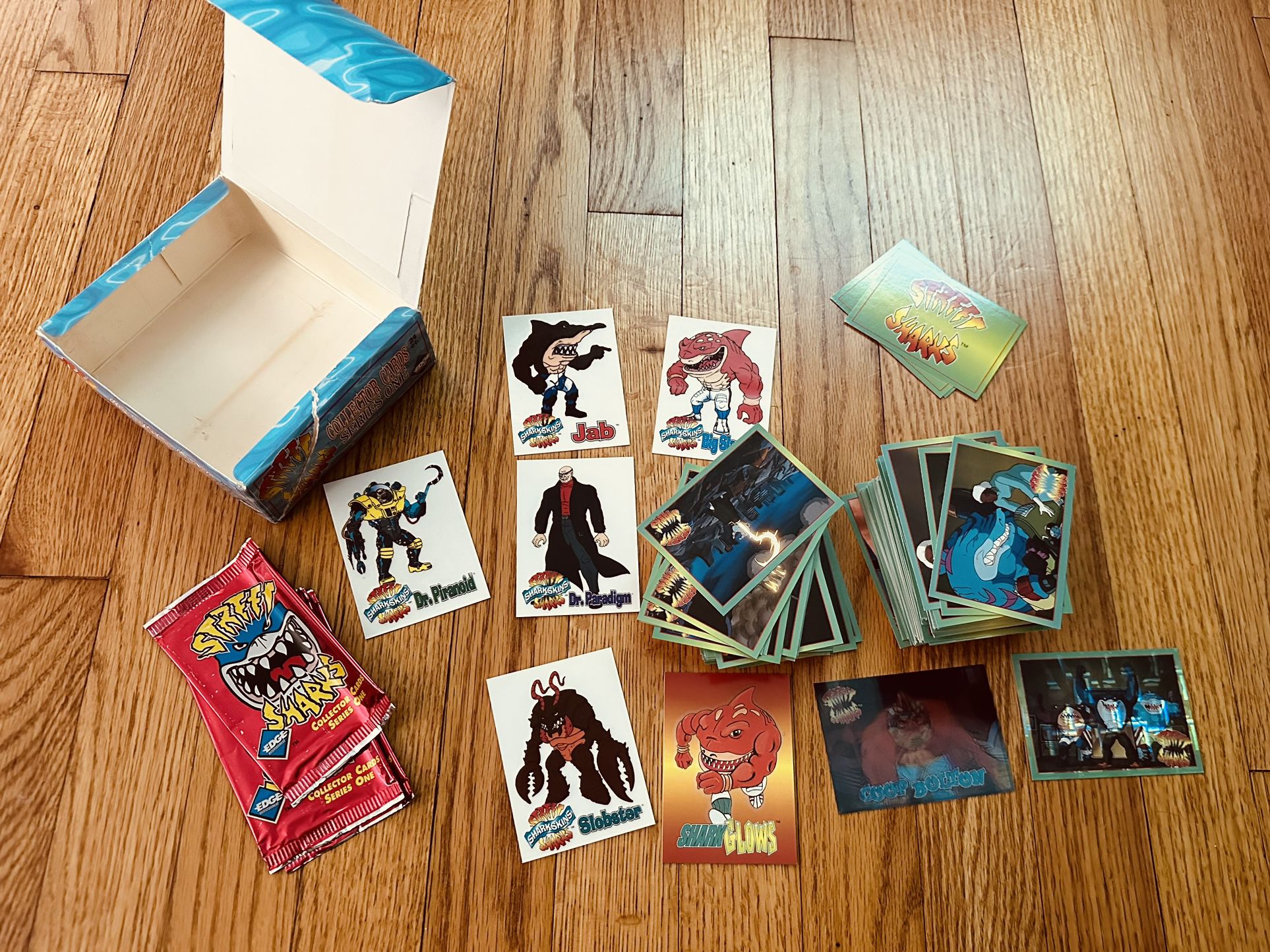 Street Sharks - Collectible Cards - 90’s Animated
