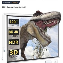 DINAH 120 inch Electric Projector Screen With Remote