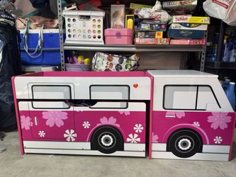 VW Bus Toy Chest And Activity Table