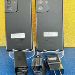 Samsung Galaxy S21 Ultra 5g (128gb) Black UNLOCKED 