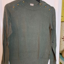 H&M Button Sweatshirt