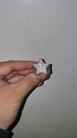 Moissanite Baguette Star Ring