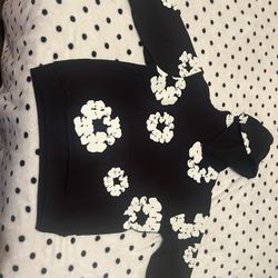 Denim Tears Hoodie Black Medium 
