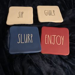Rae Dunn Coasters Artisan Collection 