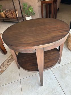 Beautiful Solid Cherry Wood Table from Ashley Furniture Like Brand New
