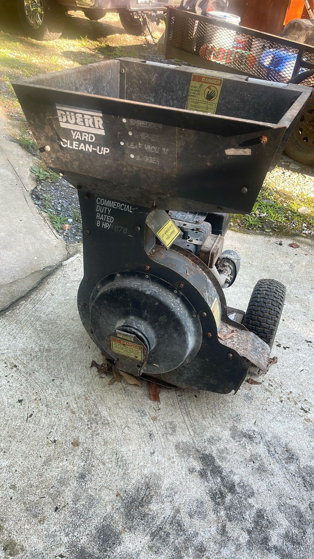 Mulched Yard Clean Up Machine