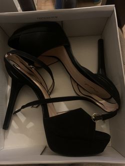 Black high heels