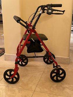 Drive Rolling Walker with Seat - Like New!