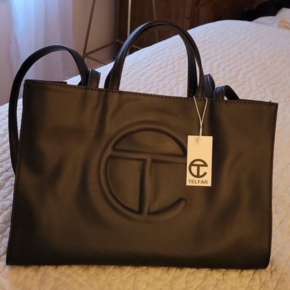 Telfar Medium Black Shopping Bag for Sale in Washington, DC - OfferUp