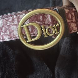 Men’s Dior Buckle Monogram belt 