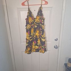 Ruffle Floral Dress