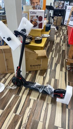 Electric Scooter E-Scooter Black Foldable