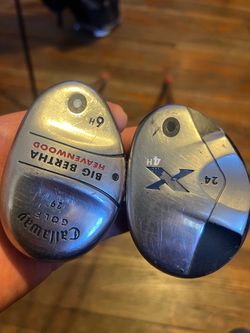 Callaway big Bertha 6h and Callaway X 4h hybrids R flex.prices are firm.$40 each.$70 for both
