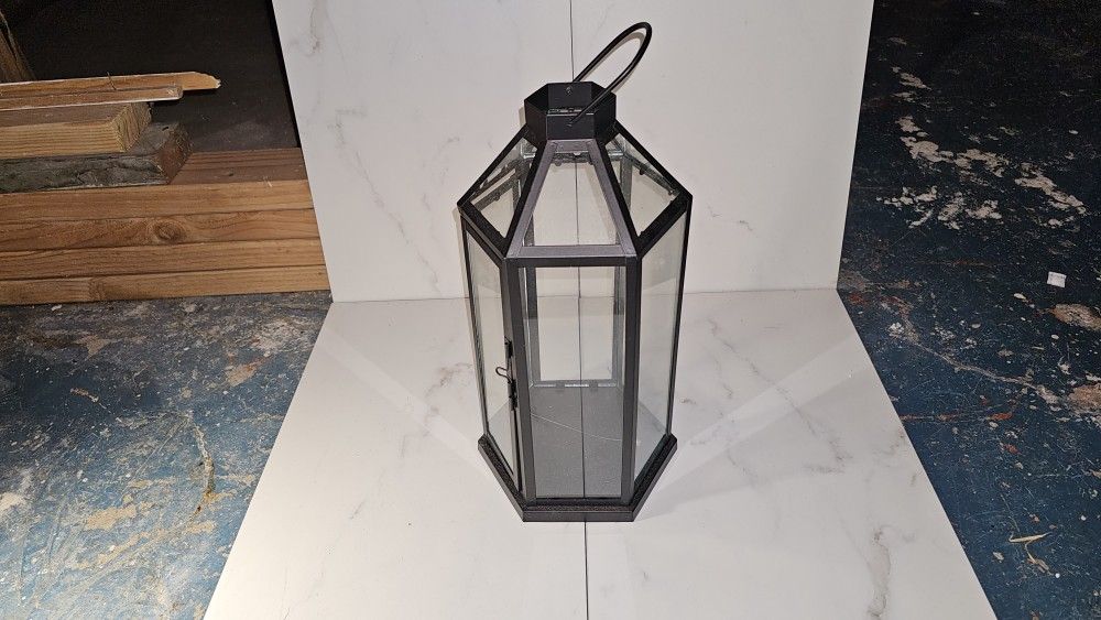 Wedding Metal And Glass Lantern