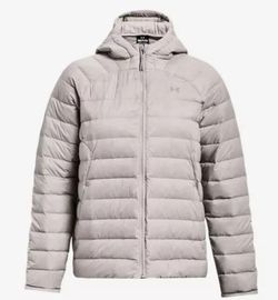 New Under Armour Women's UA Storm Armour Down 2.0 Jacket 1372648 Ghost Gray XL 