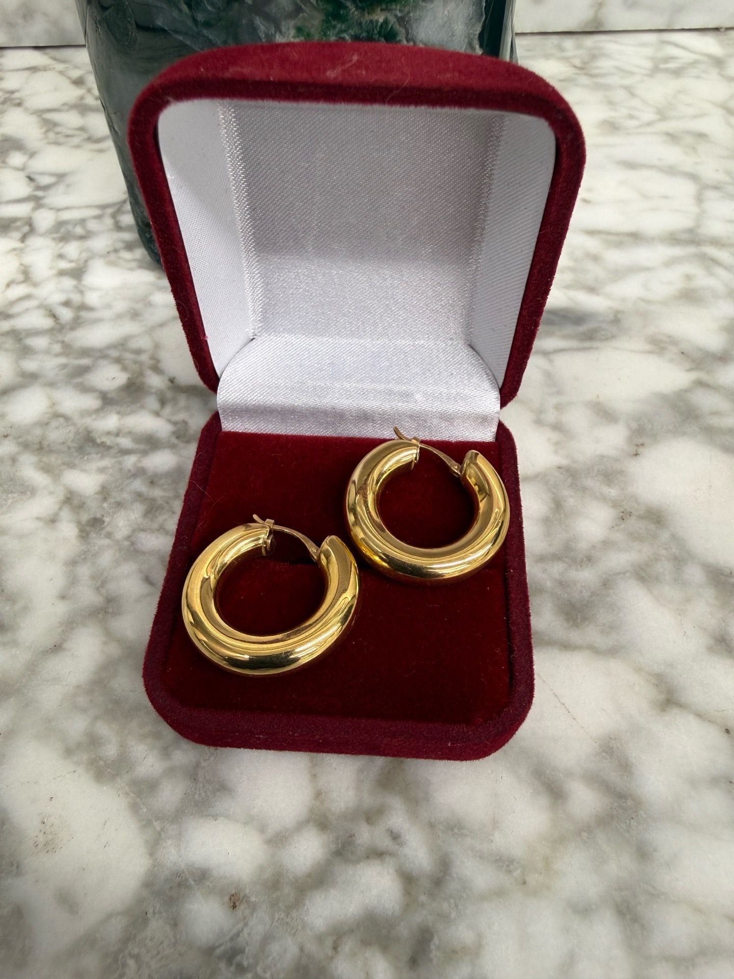18K gold Hoop earrings