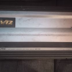 Alpine Amplifier 