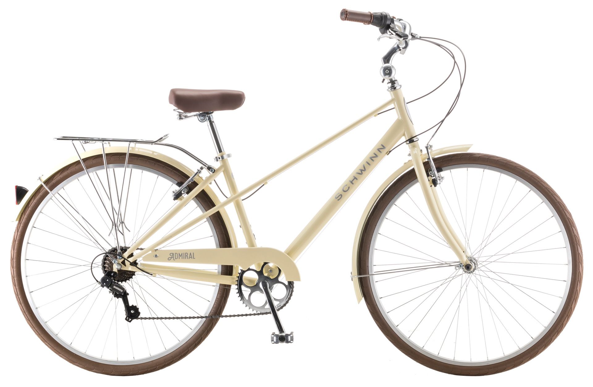 Schwinn 700c Admiral Women's Hybrid Bike, Cream