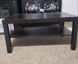 Black coffee table
