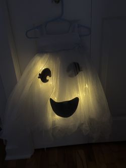 Pottery Barn Light Up Costume And Basket 