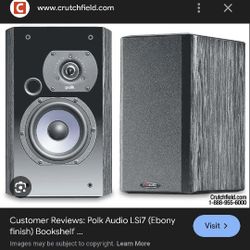 Polk LSi7 Bookshelf speaker pair 